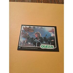 Vintage 1979 Raincloud Productions Queen Trading Card #40 Rock Band Memorabilia